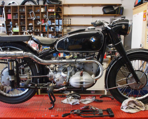 BMW Boxer Werkstatt